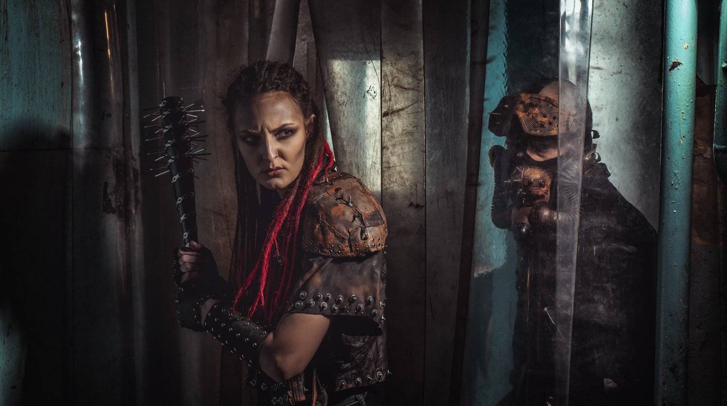 postap postapocalypse kiberpunk diselpunk workshop digitalart fineart portrait, Писанко Егор