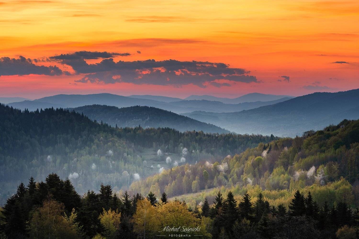 #smoke #sunrise #clouds #sky #colors #amazing #morning #landscape #beautiful #spring, Michał Sośnicki