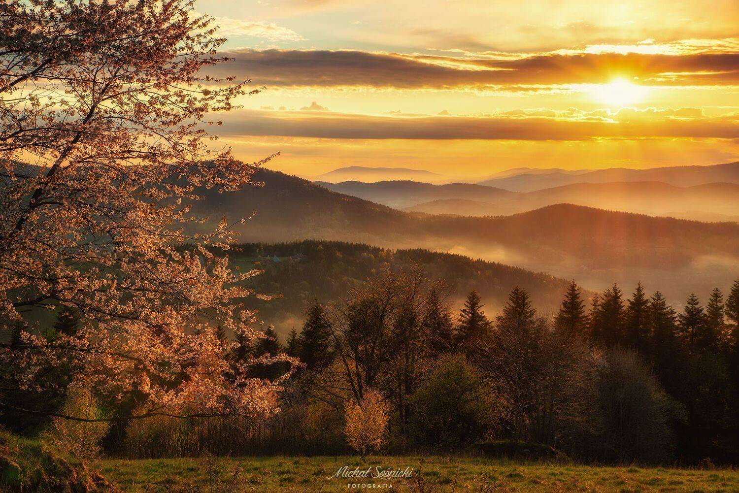 #smoke #sunrise #clouds #sky #colors #amazing #morning #landscape #beautiful #rain, Michał Sośnicki