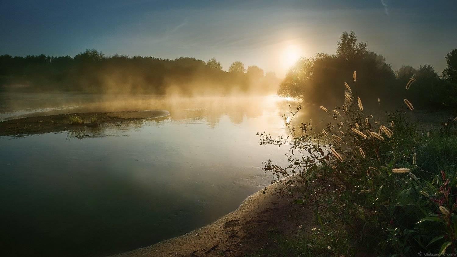 украина, коростышев, природа, полесье, река, тетерев, тишина, рассвет, утро, туман, уединение, волшебство, сияние, магия, аромат, счастье, жизнь, вдохновение, фотограф, чорный,, Александр Чорный
