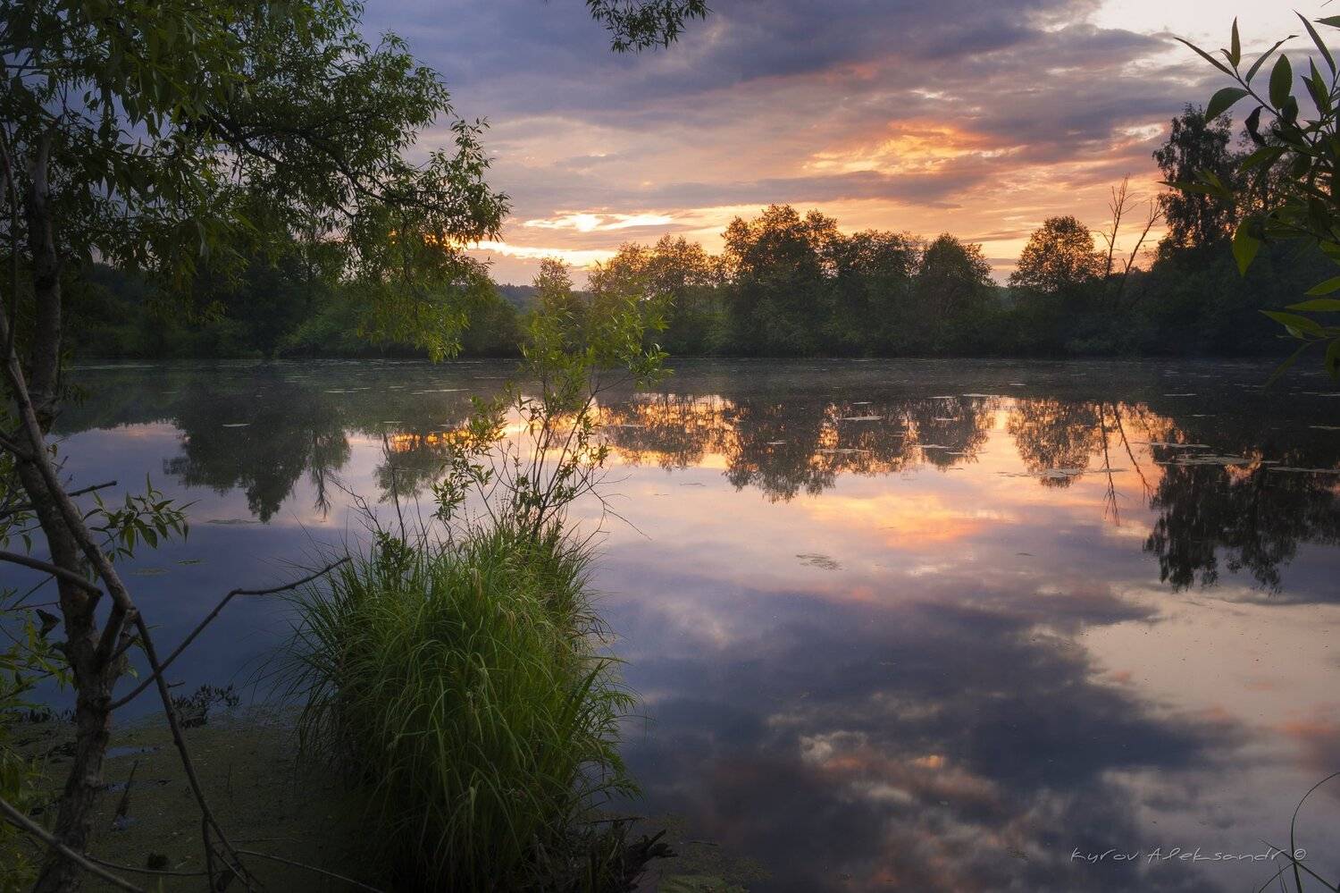 утро, рассвет, пейзаж, московская область, Александр Кыров