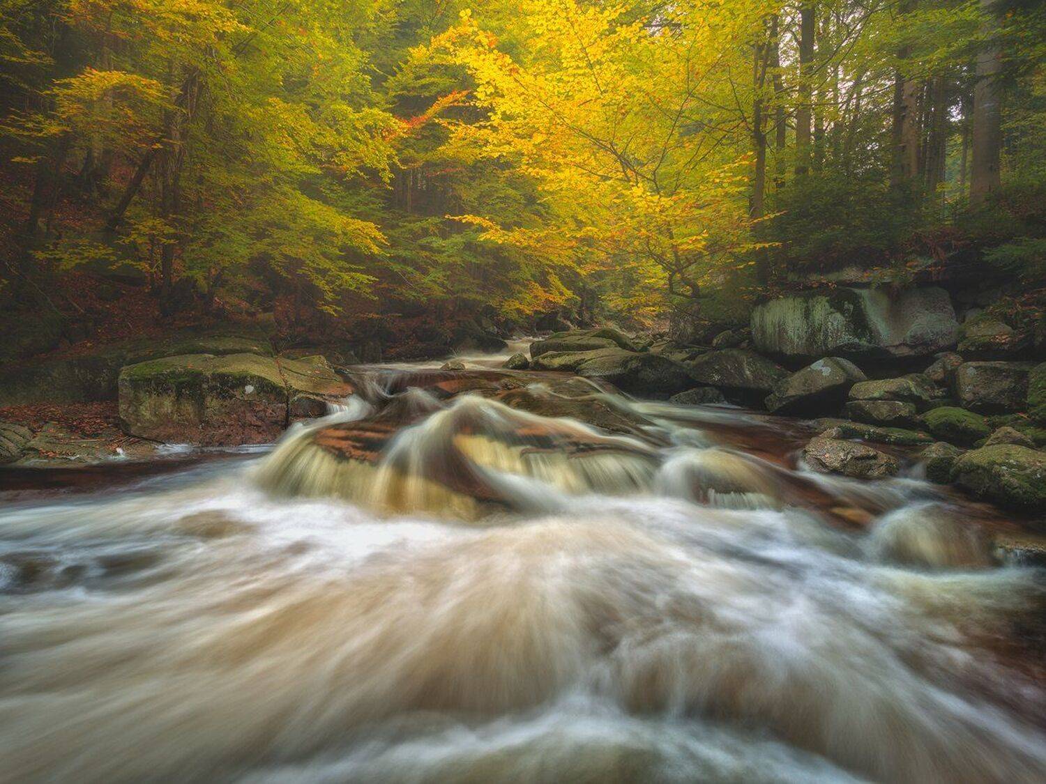 autumn,mountains,canon,waterfall, Iza i Darek Mitręga