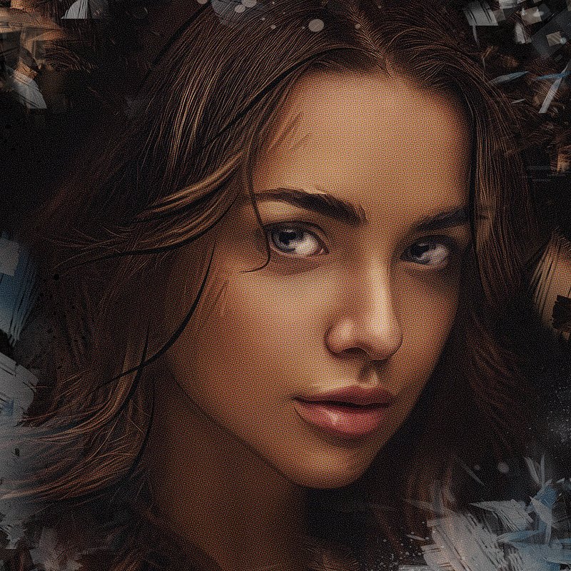 арт-портрет по фото из инстаграма автор фото фотограф Казанцев А. фото превью