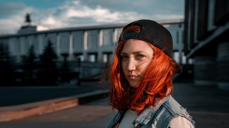 Рыжая фото превью