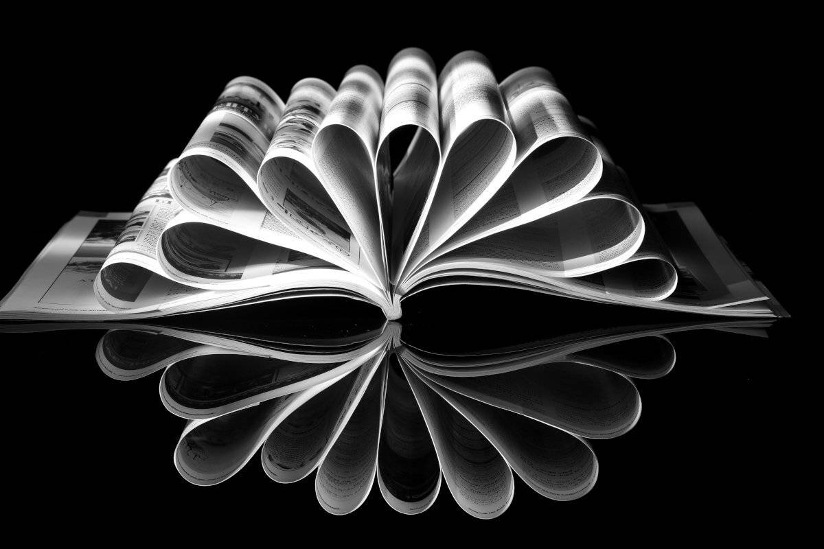 журнал, бумага, листы, отражение, Шруб (Беляева) Татьяна