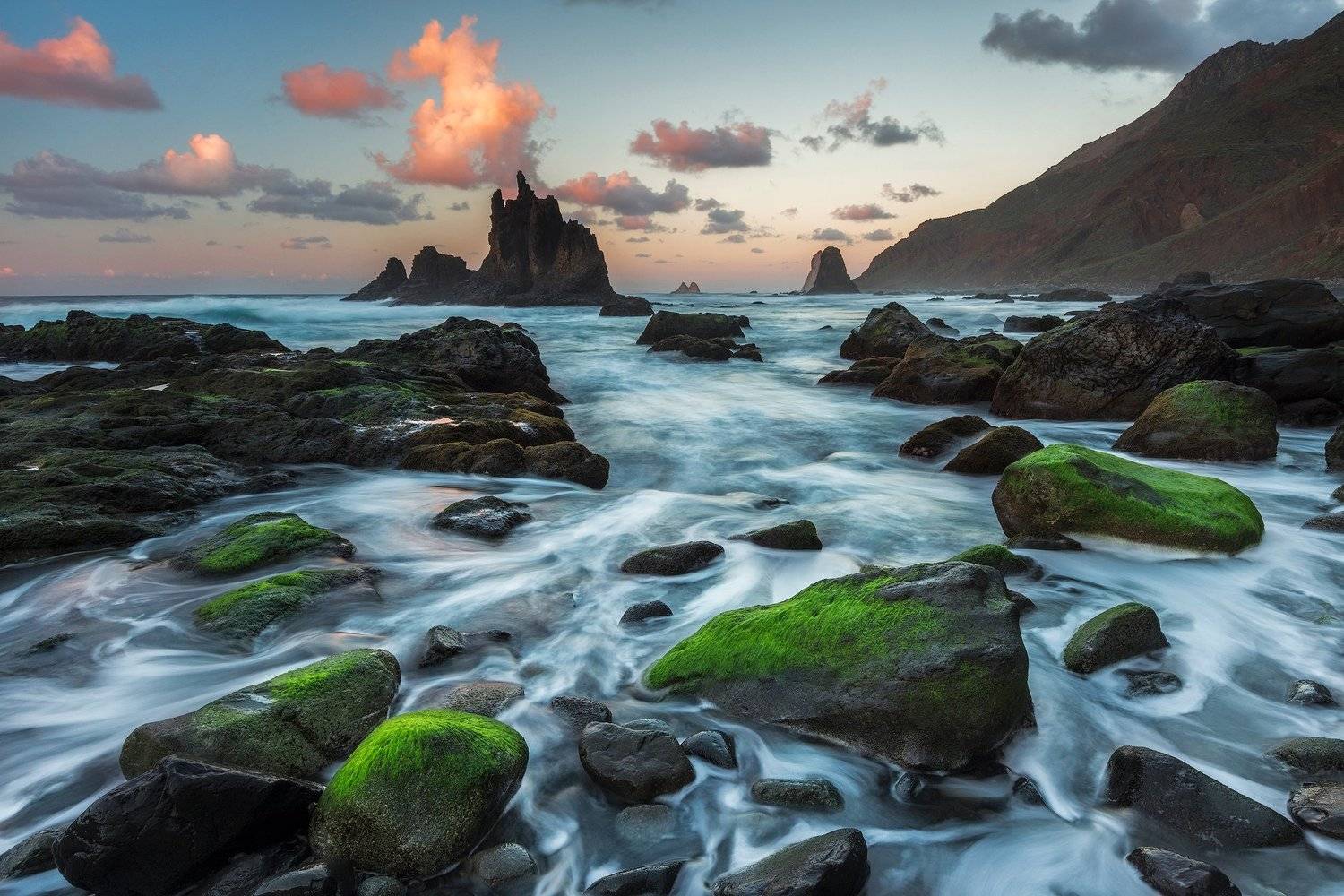 ocean, tenerife, spain, sunset, landscape, nature, travel, summer, beach, clouds, island, reflection, Lazar Ioan Ovidiu
