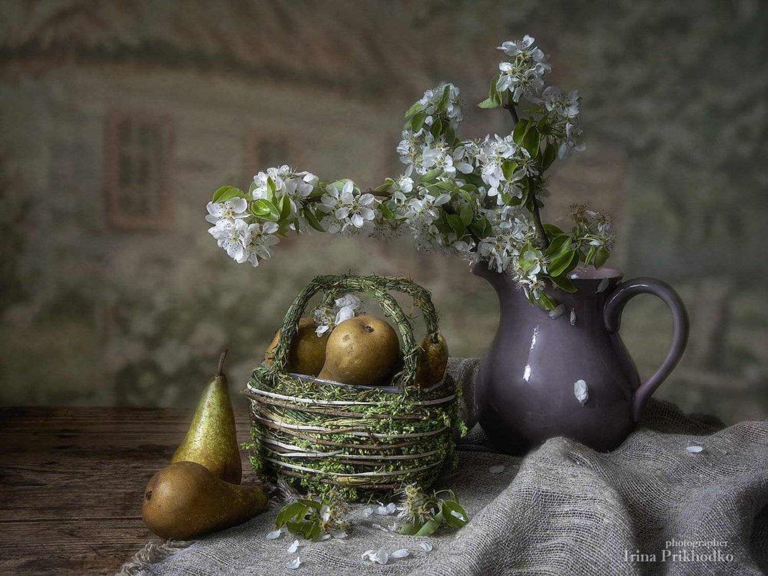 натюрморт, художественное фото, деревенский, груши,, Ирина Приходько