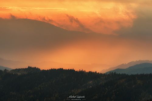 At sunset, after the rain...