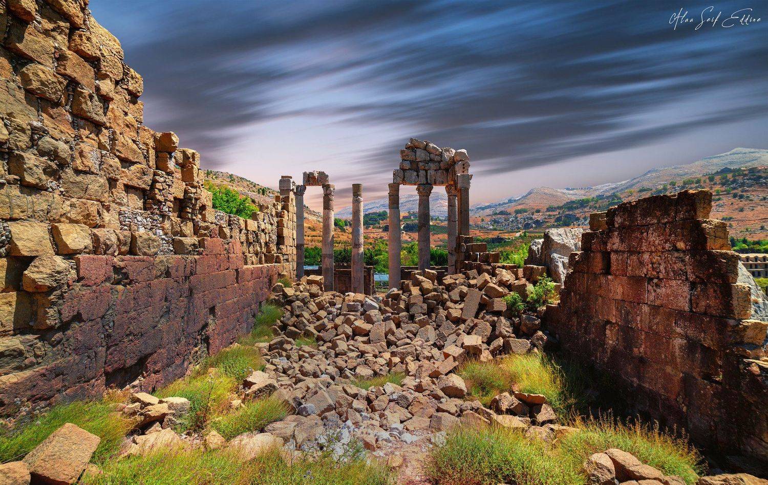 history monument ruins lebanon, Alaa Seif Eddine