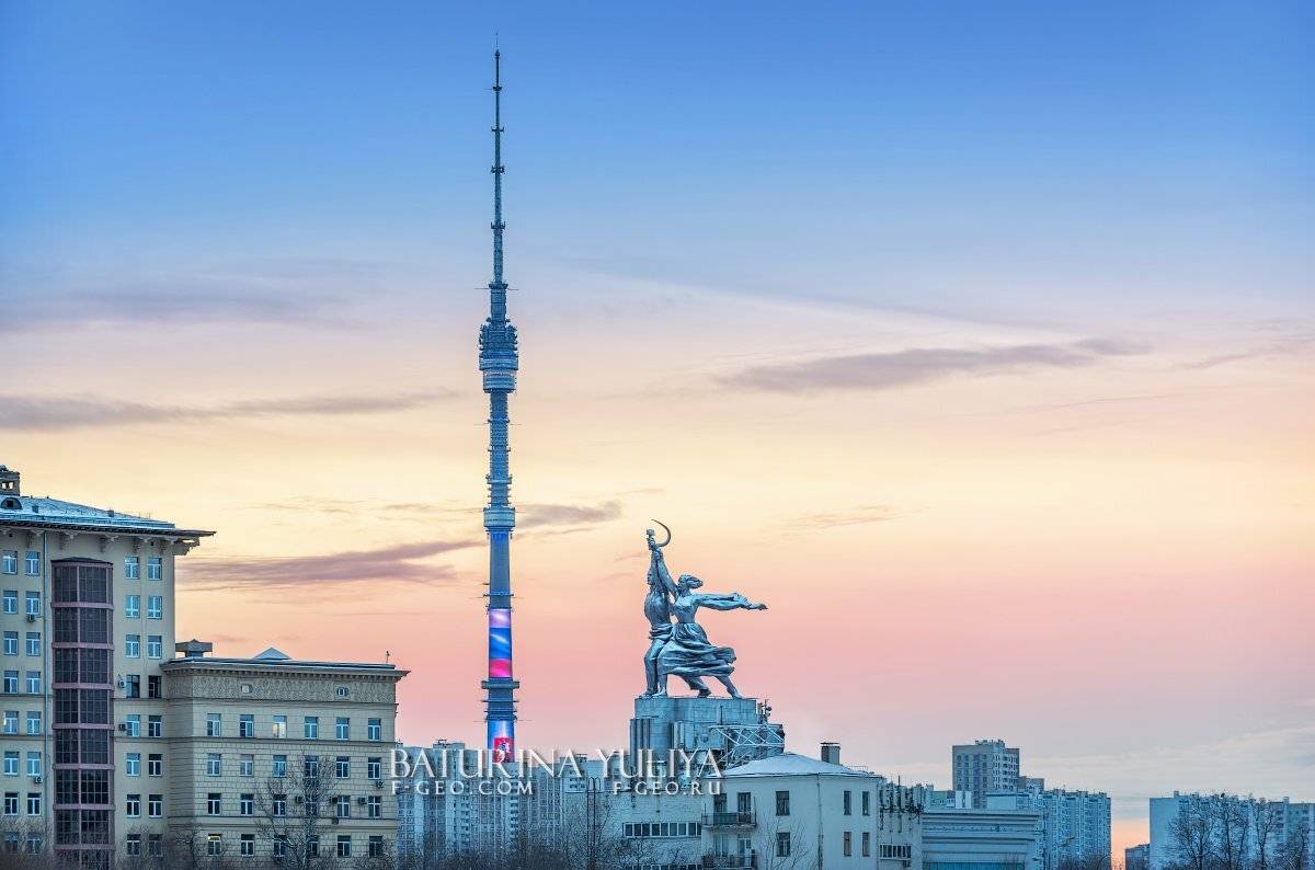 москва, останкино, рабочий и колхозница, Юлия Батурина