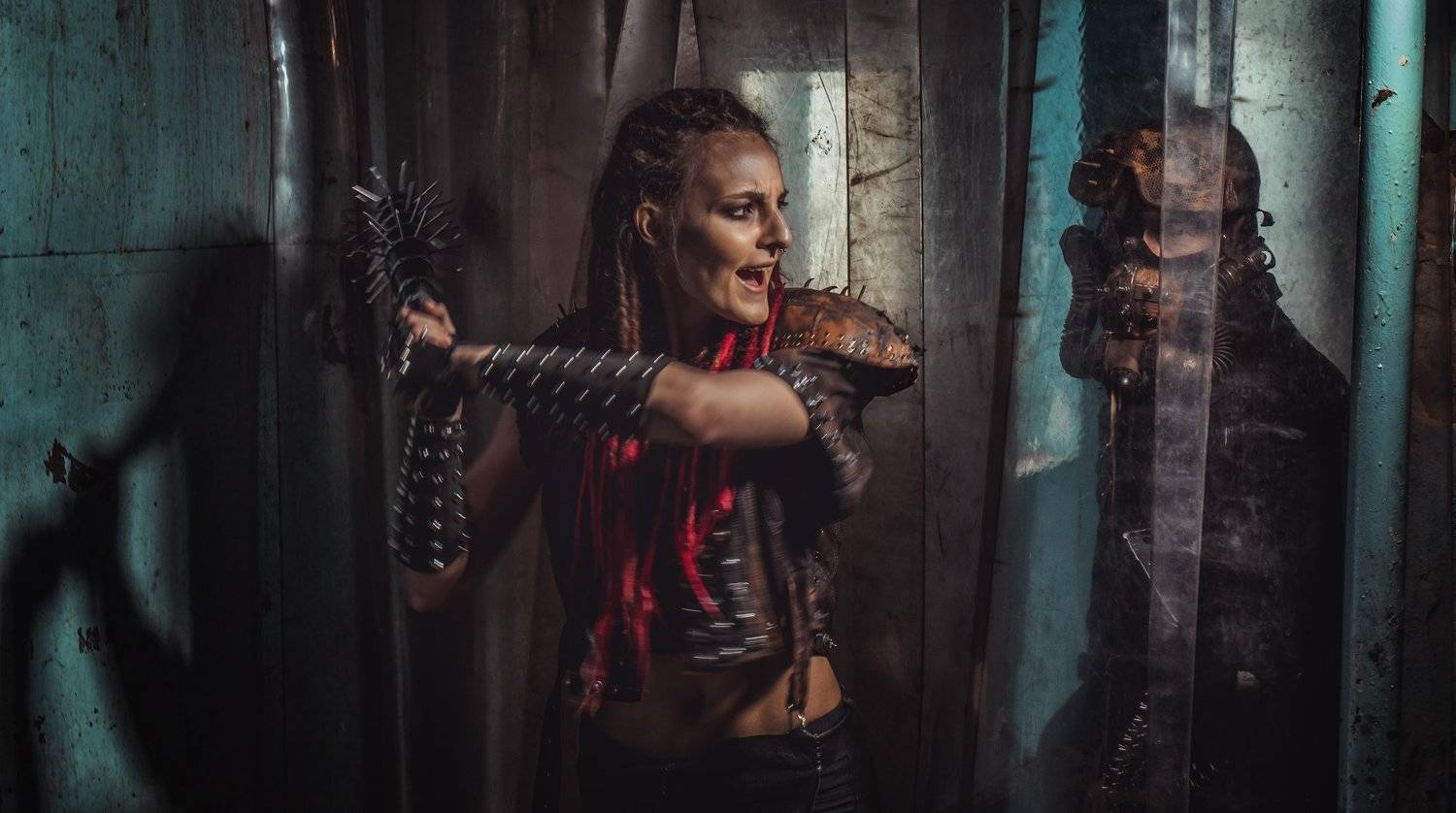 postap postapocalypse kiberpunk diselpunk workshop digitalart fineart portrait, Писанко Егор