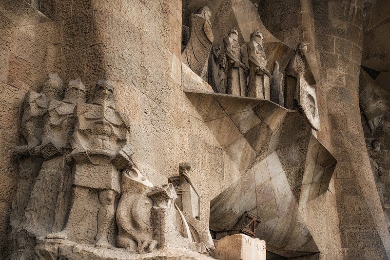 барселона, barcelona Страсти Христовы III (фрагмент фасада) фото превью