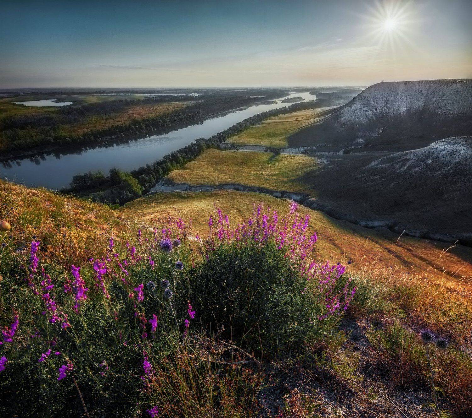 дон, меловые горы, Попрошаев Сергей