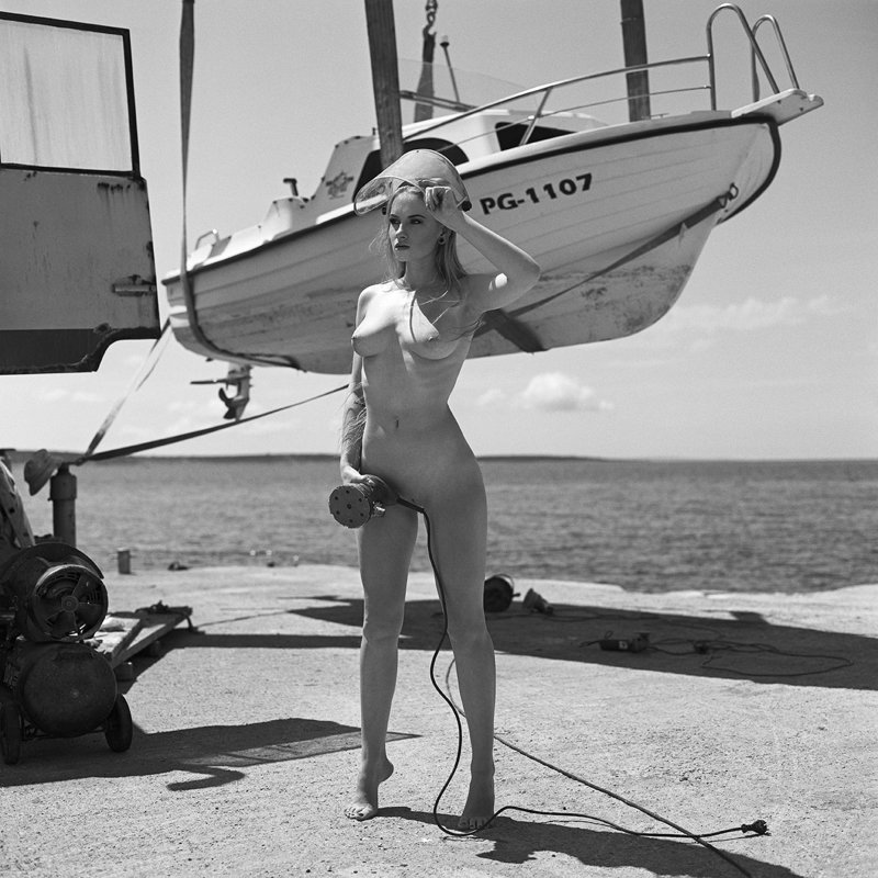 akt, nude, analog, women, topless, fineart, hasselblad, bw, 6x6, plenerywchorwacji, croatia, Ola фото превью