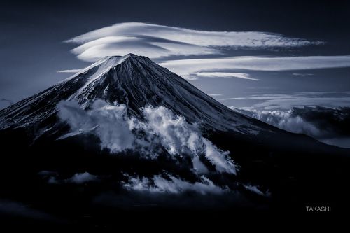 Clouds on the summit