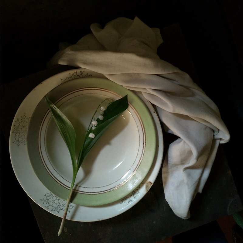 Этюд с ландышами (и 100 карточка на сайте)) фото превью