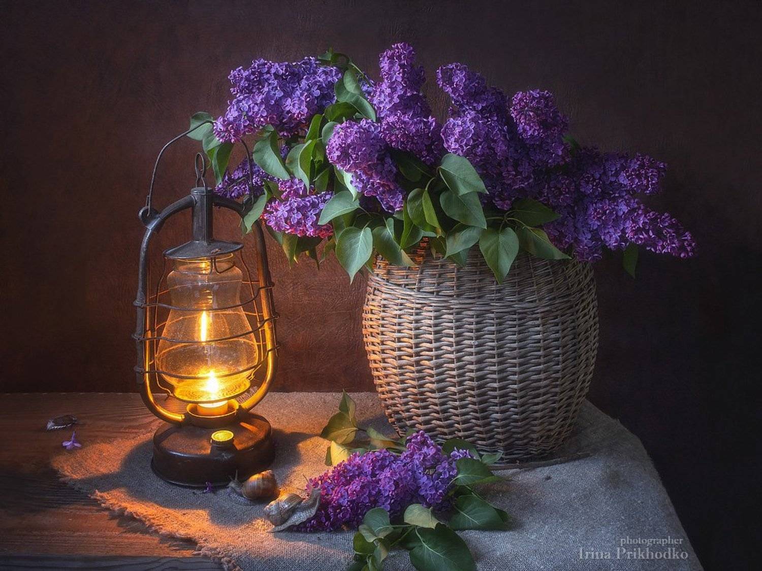натюрморт, сирень, май, старый фонарь, букеты, художественная фотография, деревенский, Ирина Приходько