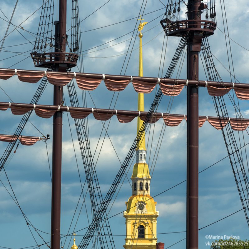 город, архитектура, санкт-петербург, петропавловская крепость, фрегат\\\