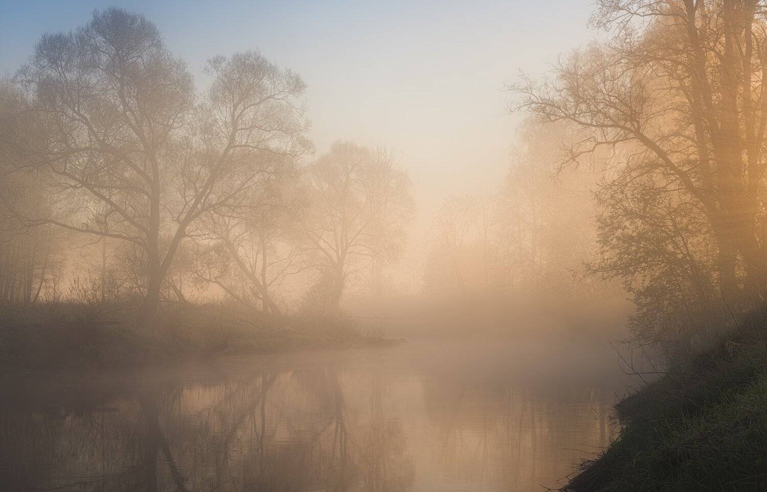 истра, река, пейзаж, рассвет, Виталий Левыкин