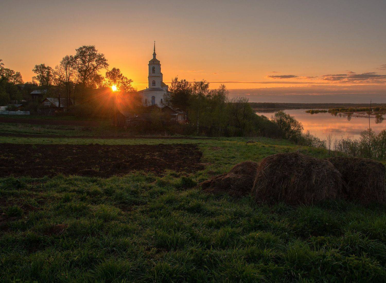 рассвет,село,природа,Вятка,Россия, Карепанов Евгений