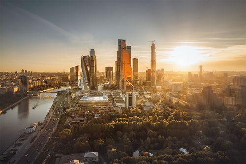 Солнце в мегаполисе