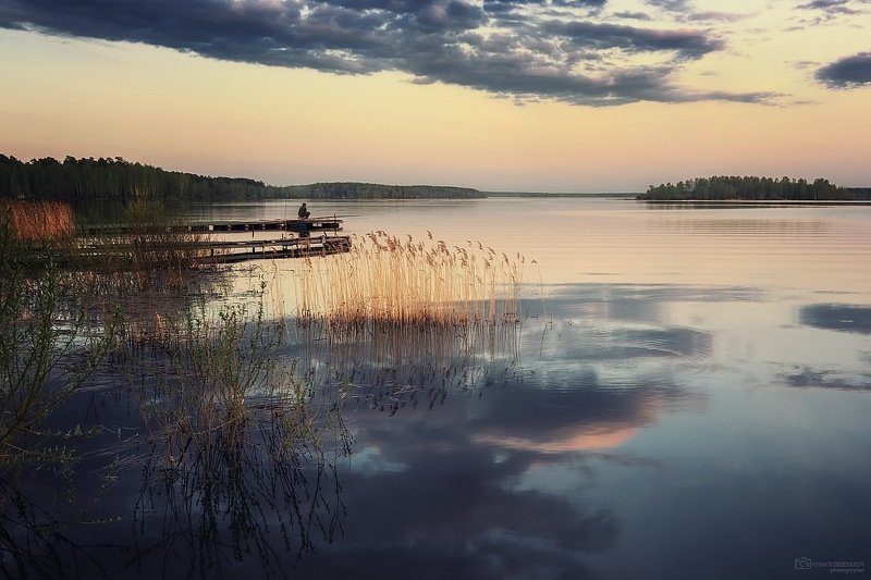 Вечерняя рыбалка фото превью