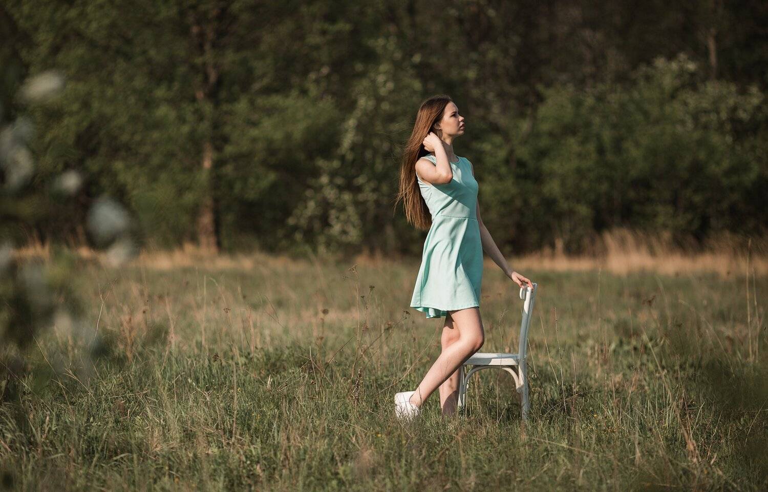 девушка, модель, портрет, фотосессия, природа, весна, день, ветер, солнце, girl, model, portrait, photo, nature, day, spring, wind, sun, Владимир Васильев