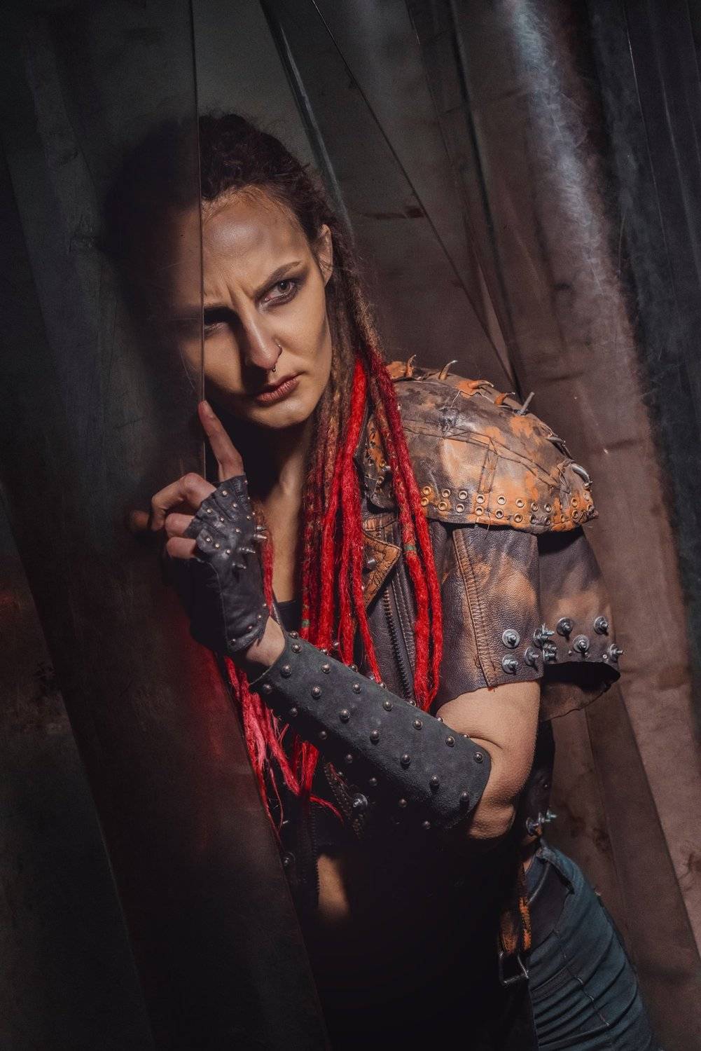 postap postapocalypse kiberpunk diselpunk workshop digitalart fineart portrait, Писанко Егор