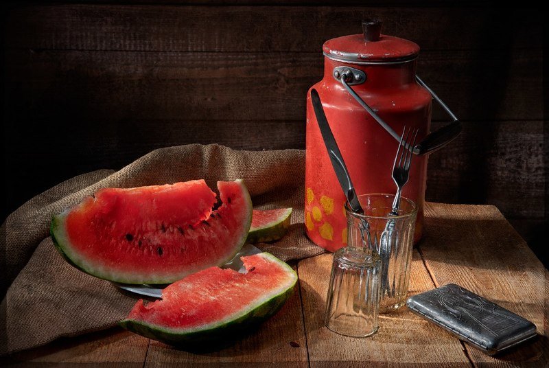 С арбузом фото превью