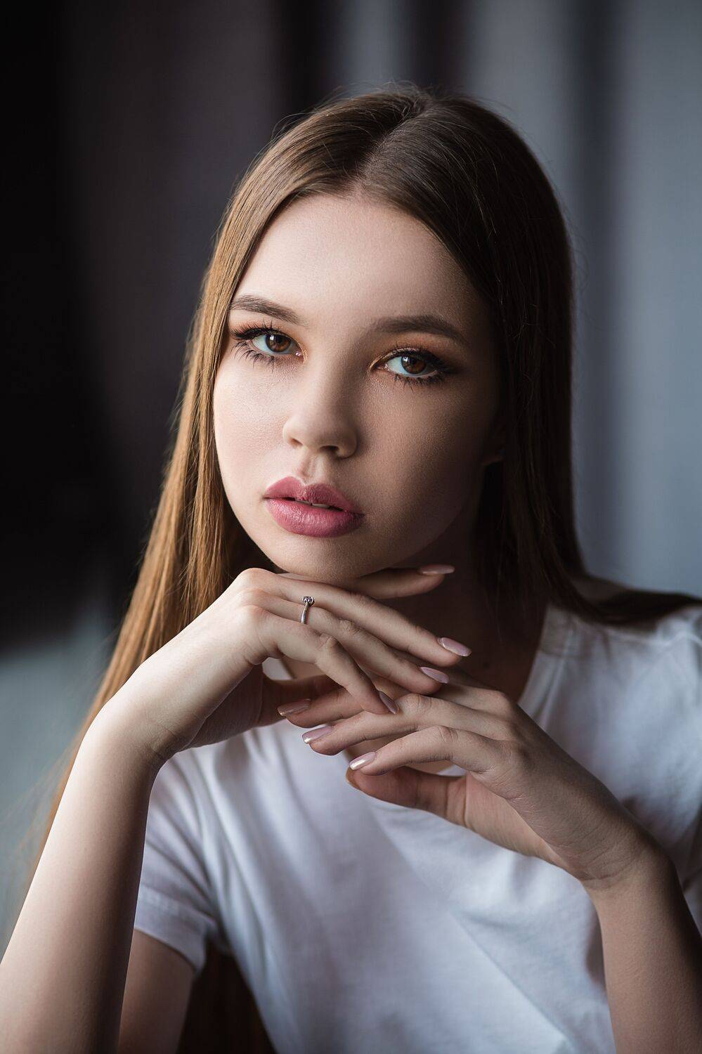 девушка, модель, портрет, фотосессия, студия, макияж, гламур, модельные тесты, beauty, perfect, pretty, model, modeling, young, Владимир Васильев