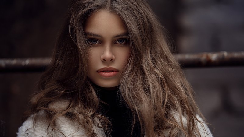 портрет, девушка, улица Настя фото превью