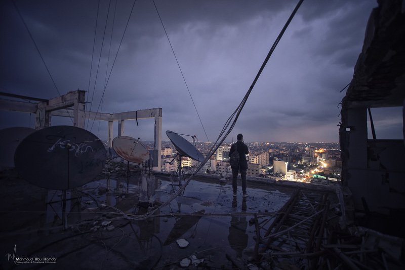 #gaza #ciry #cityScape # The Dark Night фото превью