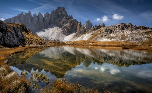 mountains in the lake