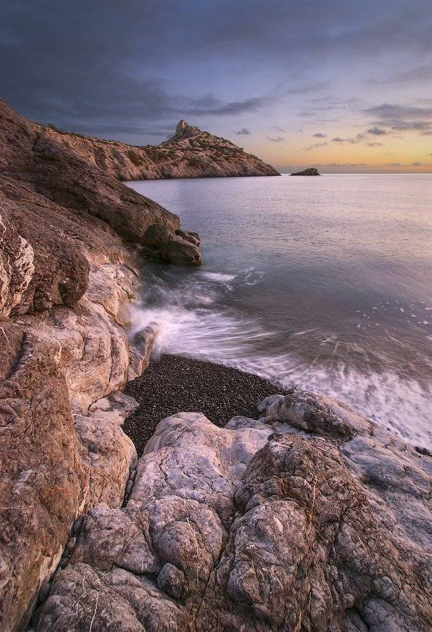 закат, море, капчик, новый свет, крым, Виталий Башкатов