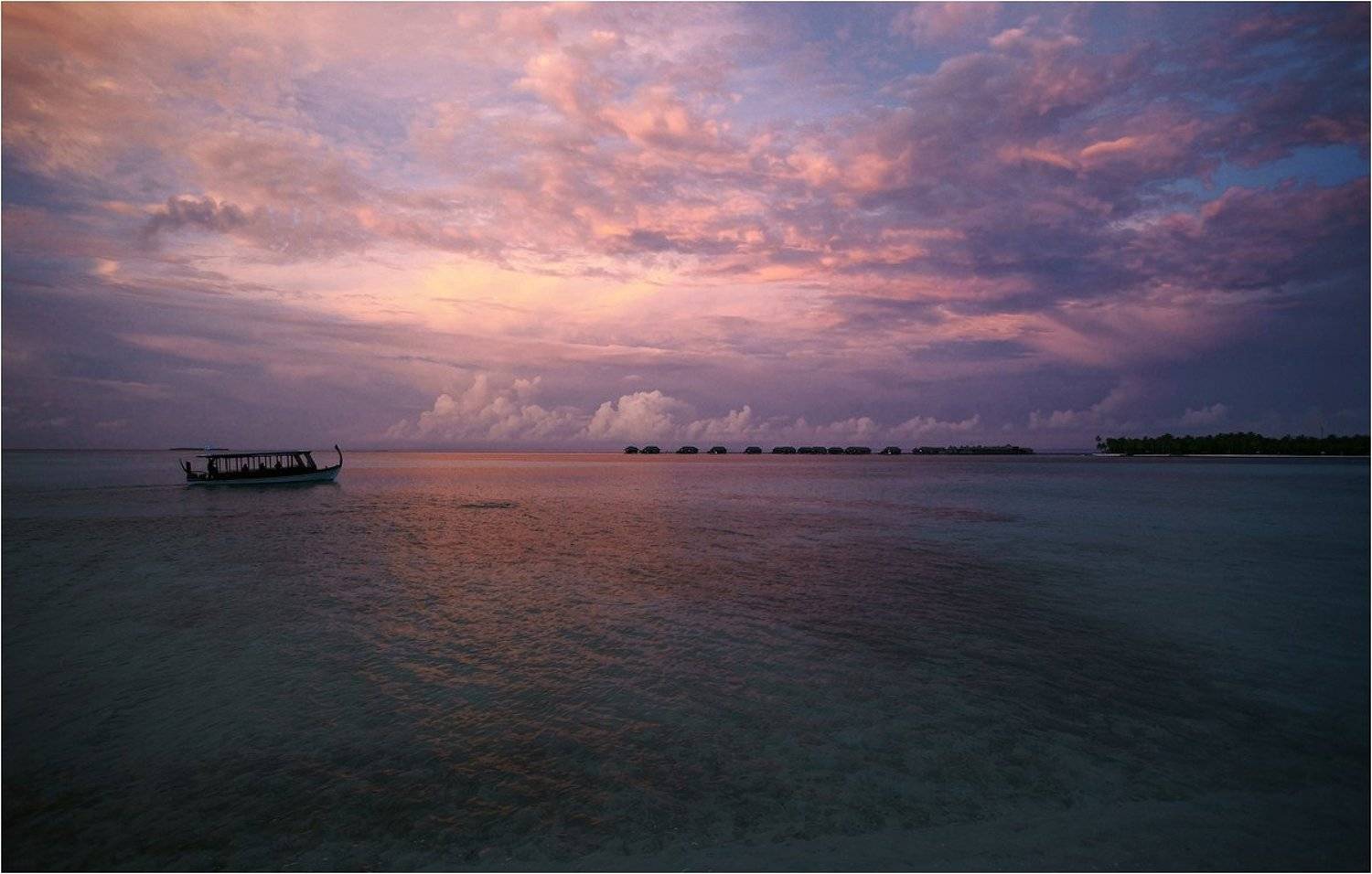 мальдивы, острова, индийский океан, сумерки, Сергей Гаспарян