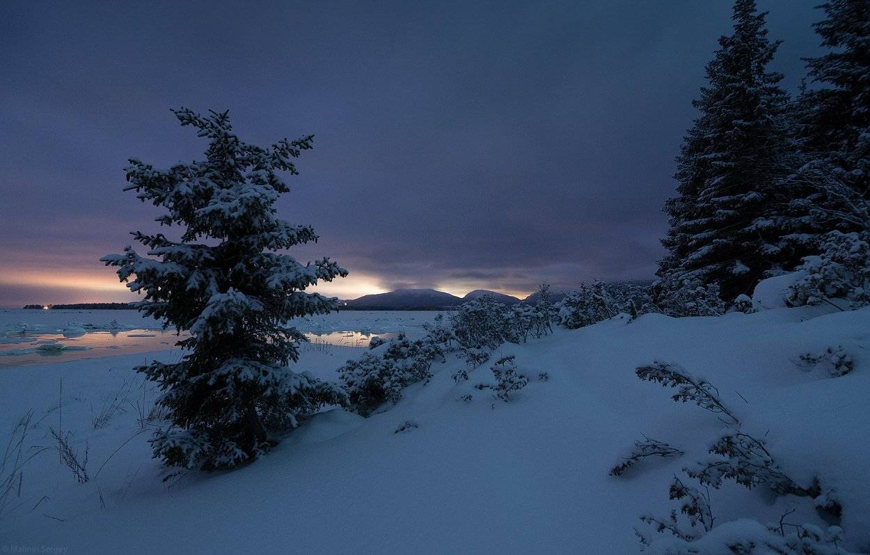 лувеньга, кольский, белое, море, кандалакша, зима, новый, год, Сергей Малинин