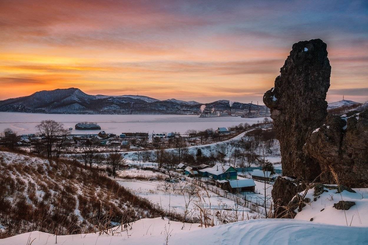 утро, снег, зима, Андрей Кровлин