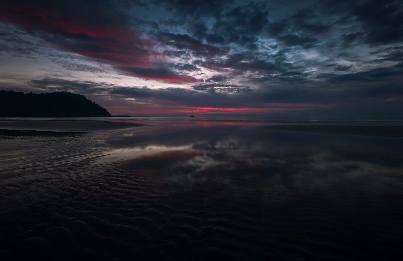 thailand, koh kood, island, sunset Пролившееся вино фото превью