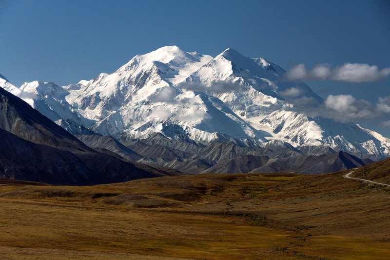 аляска, денали, пейзаж, горы, дикая природа, alaska, denali, usa Красавица Денали фото превью