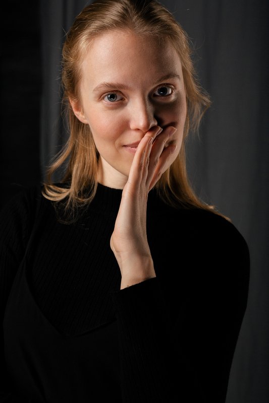 актриса, портрет, студия, девушка Юля фото превью