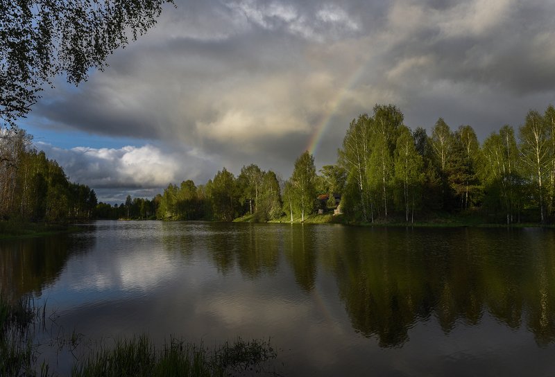 радуга, пейзаж, россия Радуга фото превью