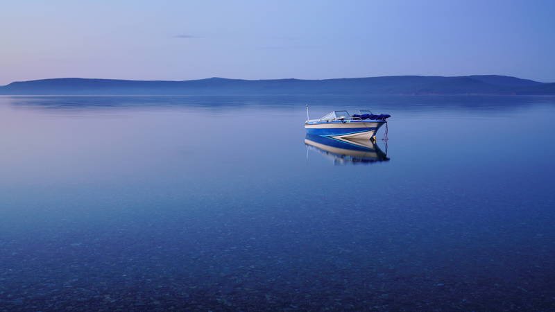 mongolia, hovsgol, lake, boat, mountain, boat morning, calm atmosphere, mood, meditation Meditation фото превью