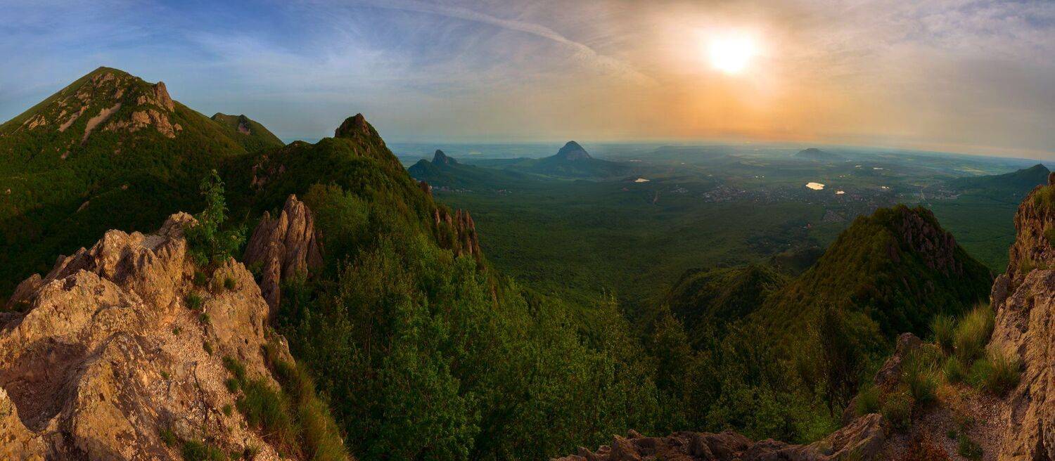 гора бештау,козьи скалы,май,утро,пейзаж,елена брежицкая, Елена Брежицкая