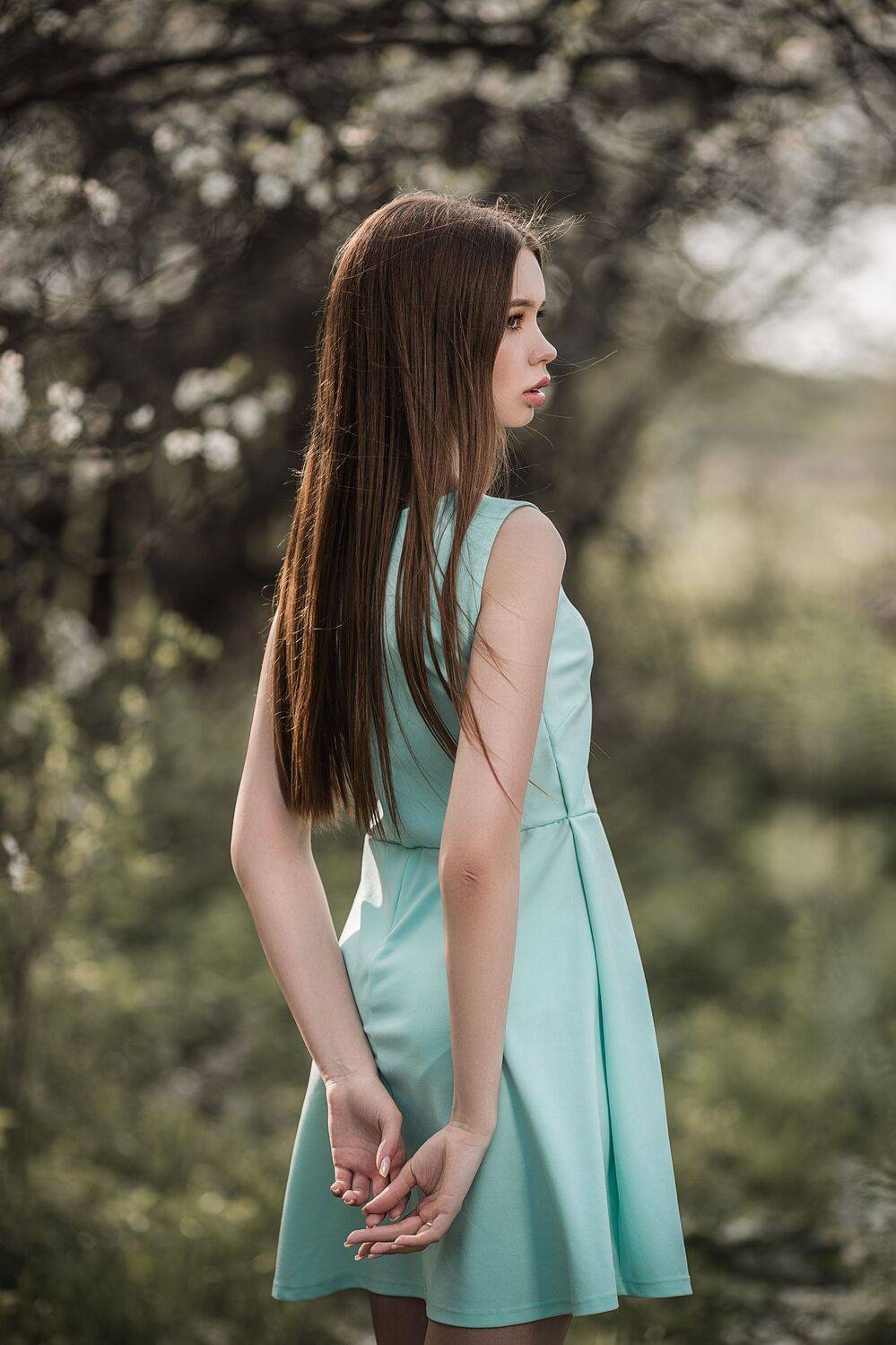 девушка, модель, портрет, фотосессия, природа, весна, день, ветер, солнце, цветущие сады, girl, model, portrait, photo, nature, day, spring, wind, sun, blossoming garden, Владимир Васильев