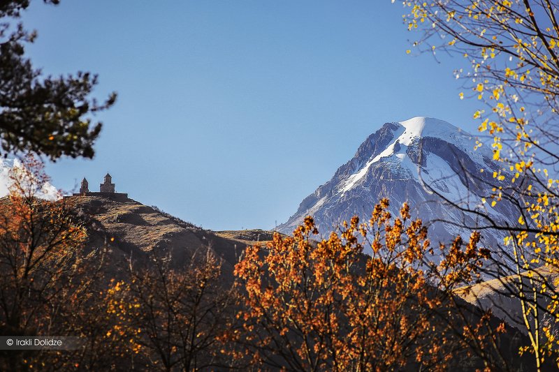kazbegi, georgia, landscape, outdoor, autumn, mountains Missed Kazbegi фото превью