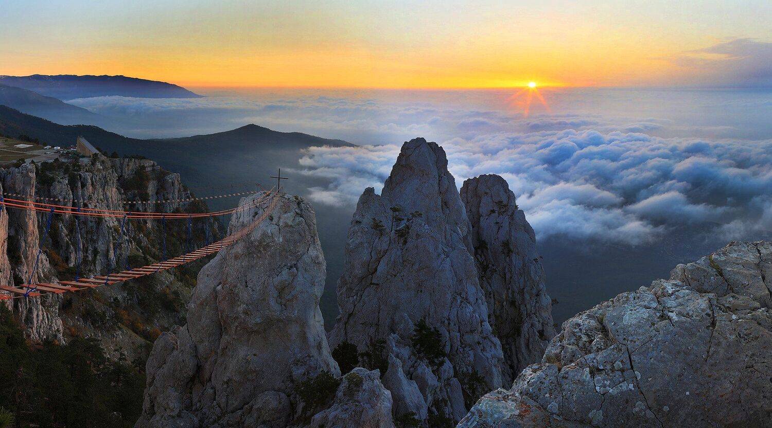 крым, ялта, зубцы ай-петри, ай-петри, море, черное море, россия, пейзажи крыма, фотограф ялта, Serge Titov