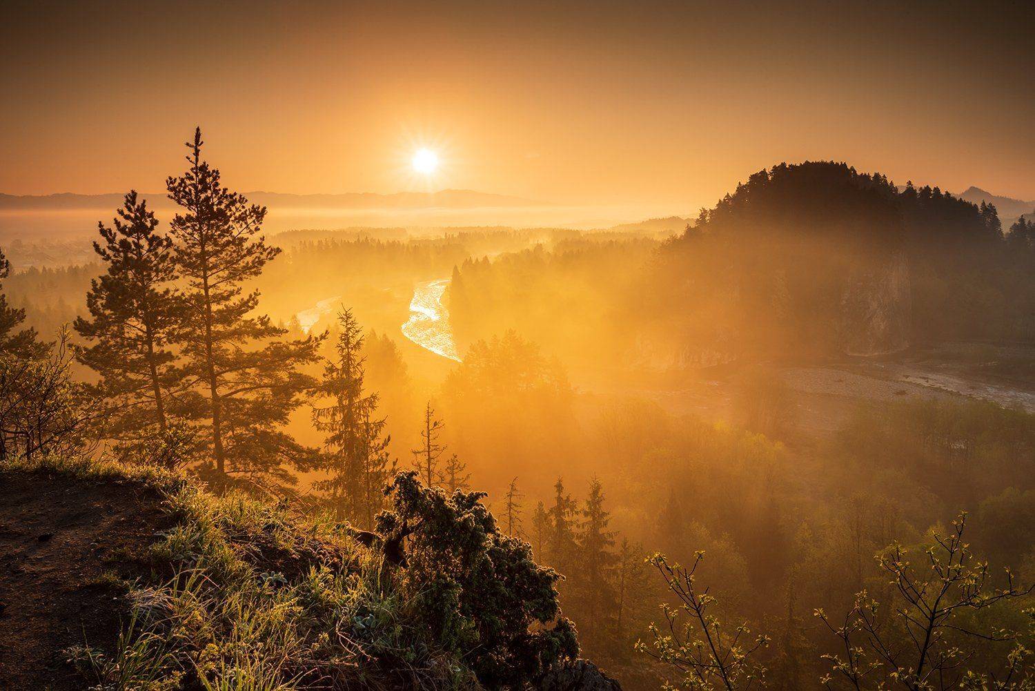 sunrise, poland, mountains, Michał Kasperczyk