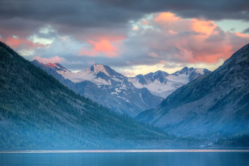 Вечер на Мультинском озере фото превью