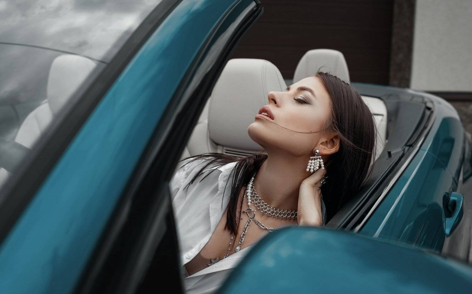 украшения, ювелирные, кабриолет, девушка, Вадим Миронов