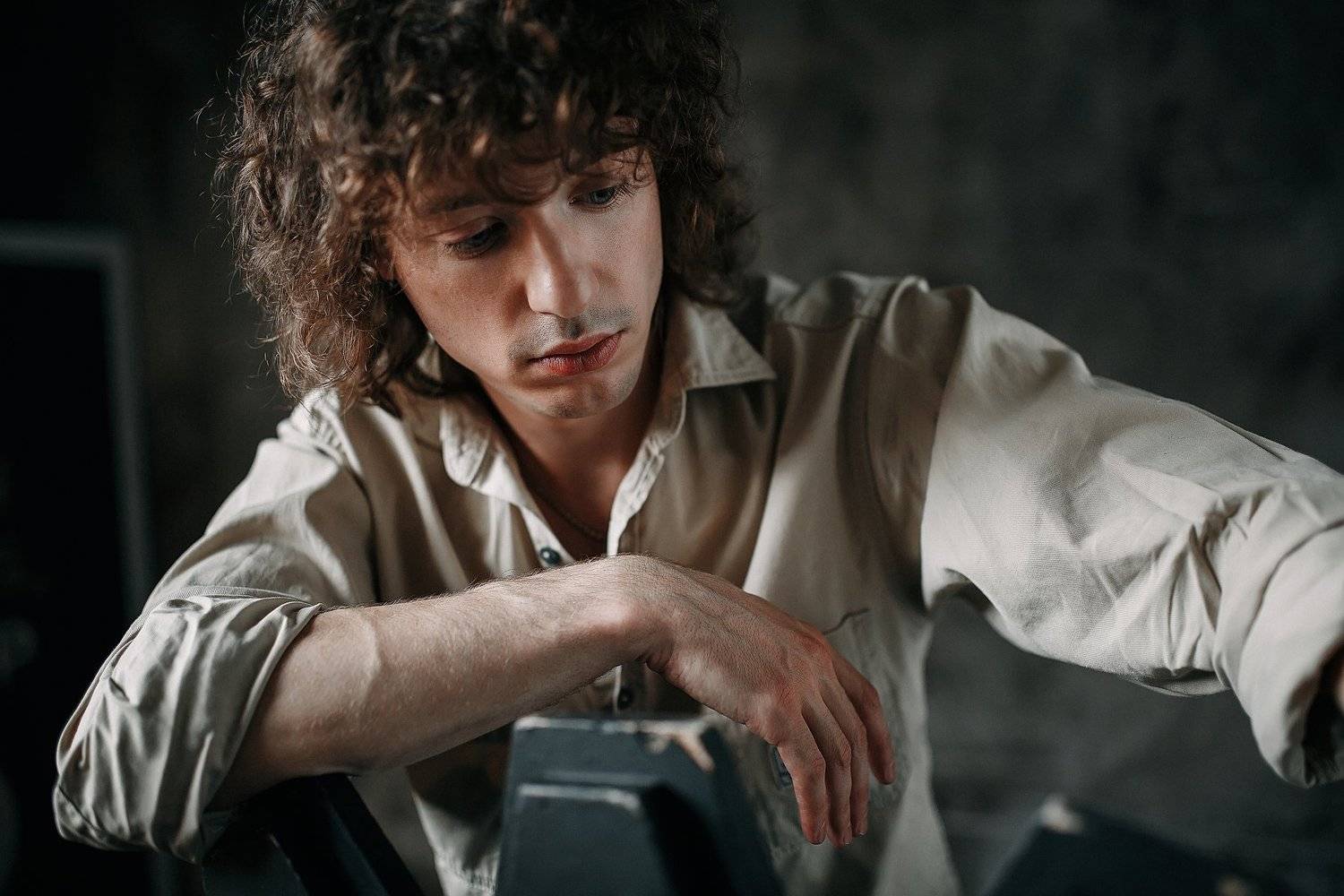 портрет, мужской, цвет, студия, Александр Зенкин